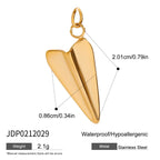 2025 Ocean Style Starfish Shell Building DIY Pendant Accessories 18K Gold-plated Stainless Steel Necklace Bracelet Accessories