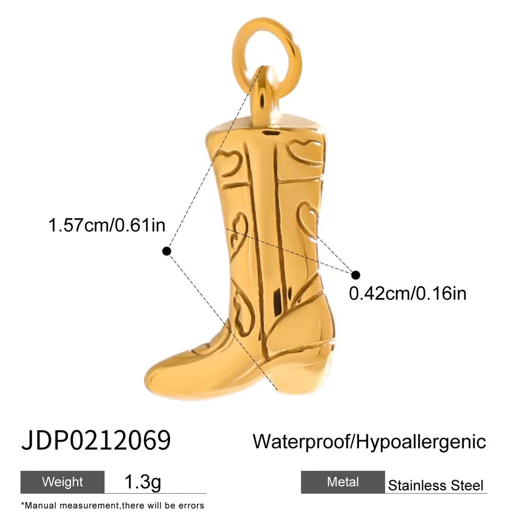 2025 Ocean Style Starfish Shell Building DIY Pendant Accessories 18K Gold-plated Stainless Steel Necklace Bracelet Accessories