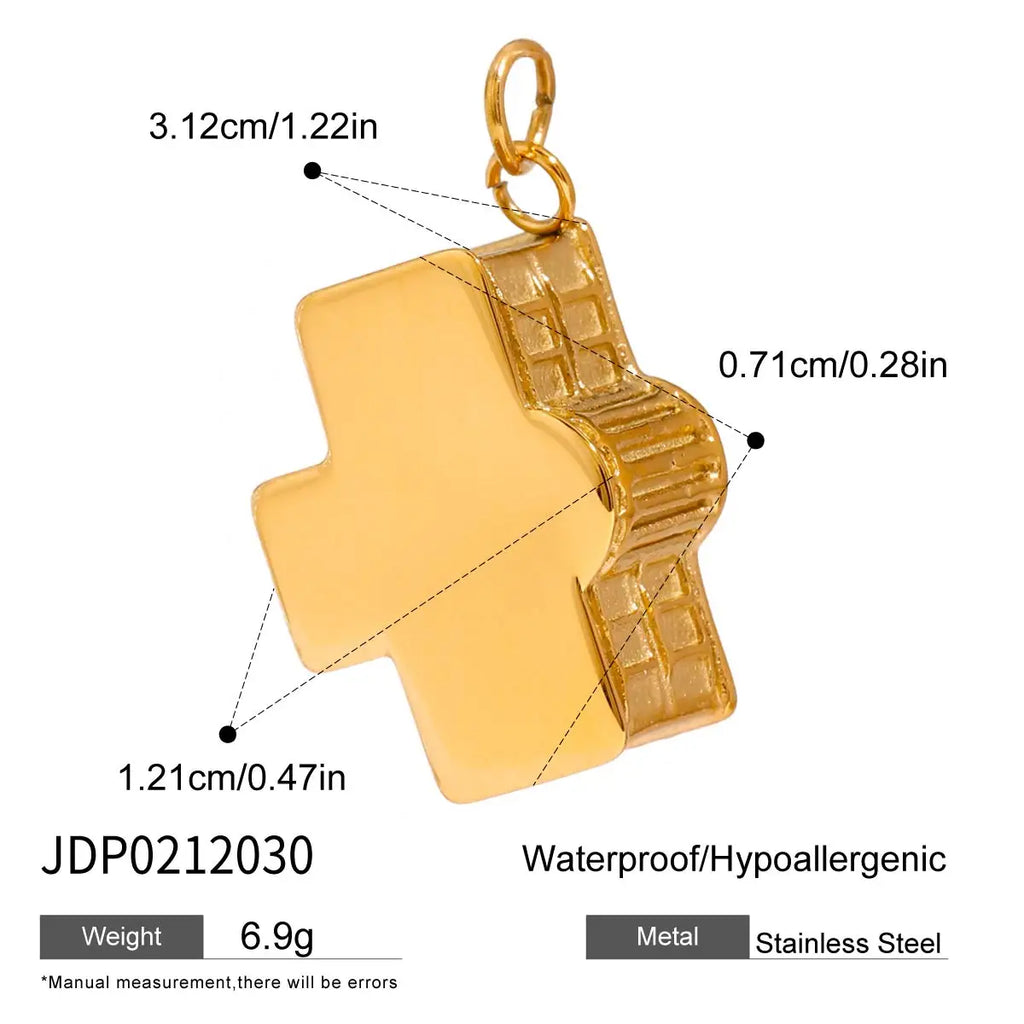 2025 Ocean Style Starfish Shell Building DIY Pendant Accessories 18K Gold-plated Stainless Steel Necklace Bracelet Accessories