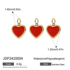 2025 Women's Fashion DIY Multi-Charm Pendant Necklace 18K Gold Plated Stainless Steel Chain Waterproof Jewelry for Daily Wear