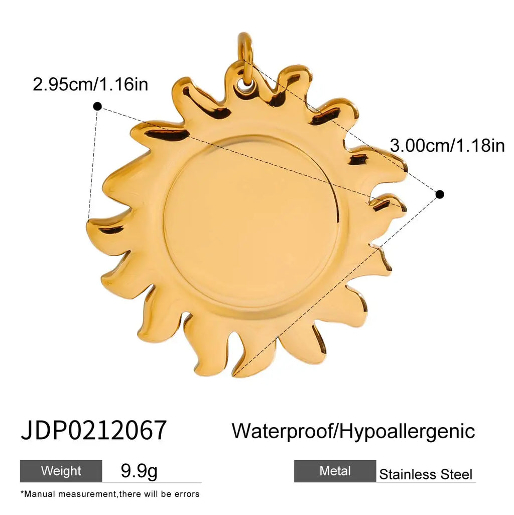 2025 Ocean Style Starfish Shell Building DIY Pendant Accessories 18K Gold-plated Stainless Steel Necklace Bracelet Accessories