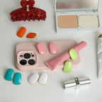 2025 Summer Colorful Geometric Square Oil Drop Earrings 18K Gold-plated Stainless Steel Women's Trendy Jewelry for Daily Holiday