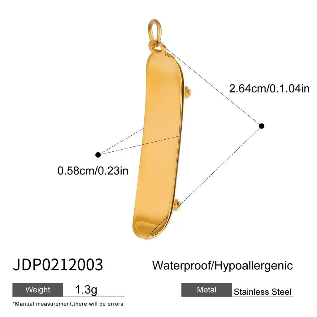 2025 Ocean Style Starfish Shell Building DIY Pendant Accessories 18K Gold-plated Stainless Steel Necklace Bracelet Accessories