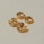 2025 Exquisite Simple Women's Pearl Ear Clips 18K Gold-plated Stainless Steel Daily Versatile Accessories