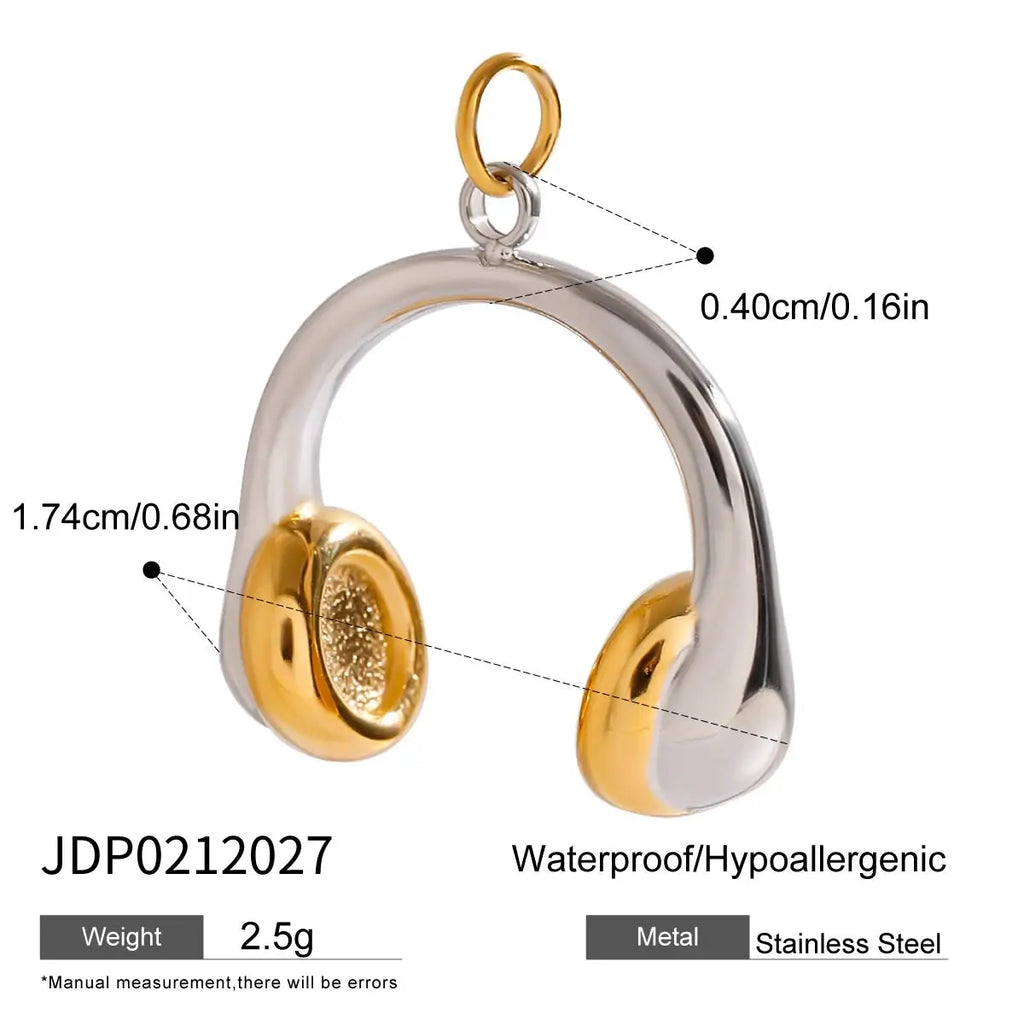 2025 Ocean Style Starfish Shell Building DIY Pendant Accessories 18K Gold-plated Stainless Steel Necklace Bracelet Accessories